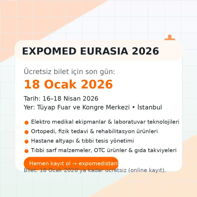Expomed Eurasia 2026 etkinlik görseli